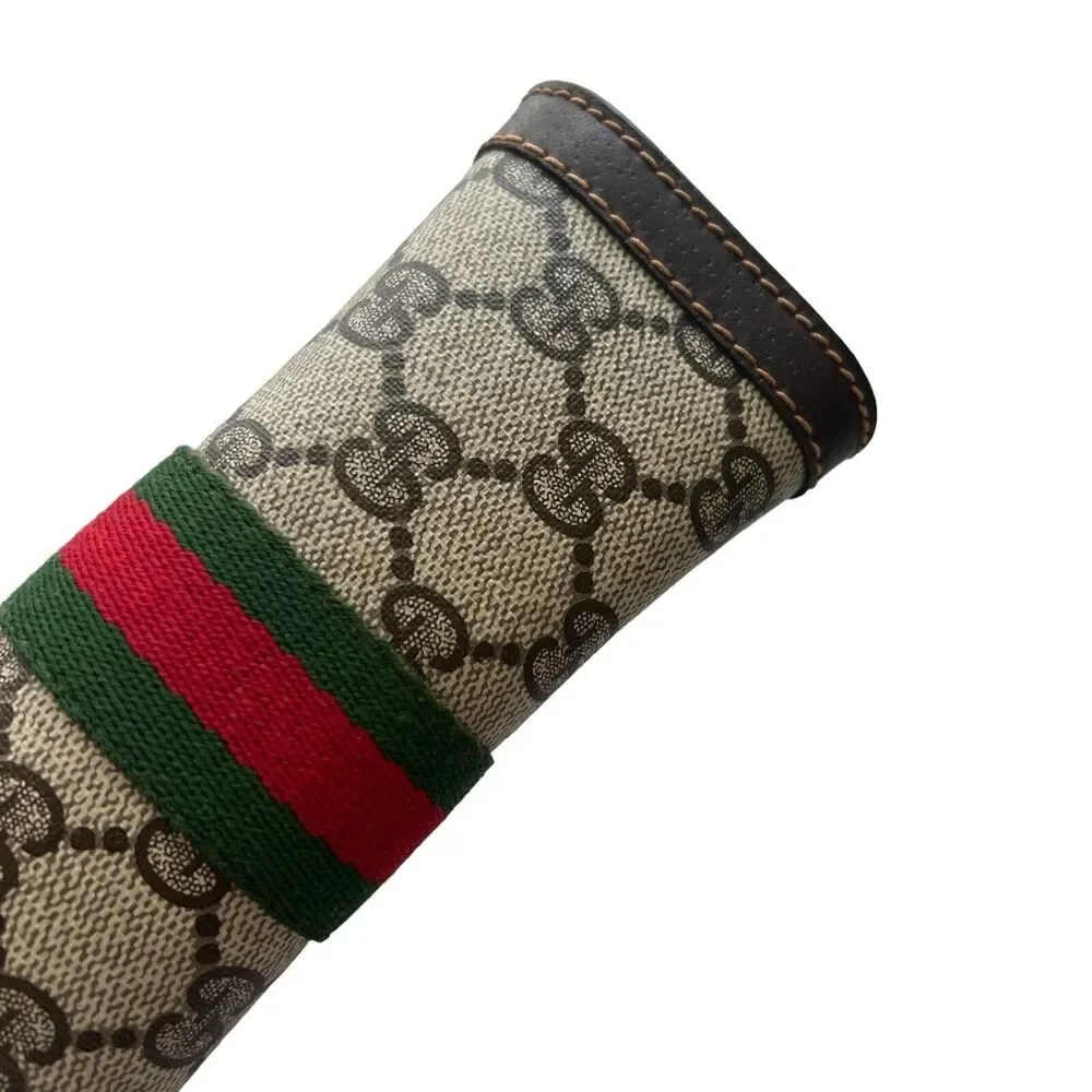 GUCCI Vintage Monogram Canvas Clutch Cosmetic Perfums Bag - Picture 4 of 11